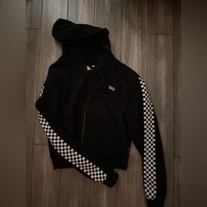 vans checkered sweater